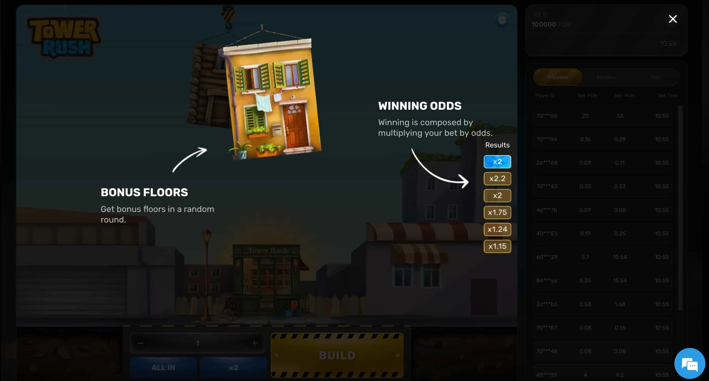 Caractéristiques Techniques de Tower Rush Caractéristiques Techniques de Tower Rush